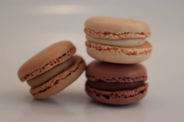 istock Macarons in different shades of brown 1406625829