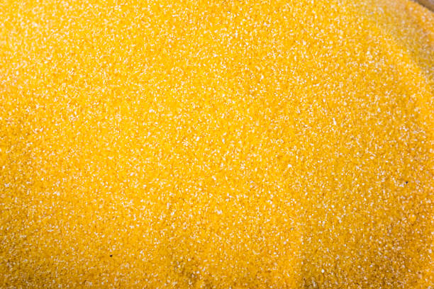 Pile of fresh dried corn kernels