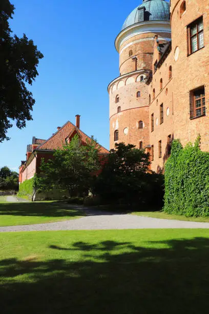 Exterior view of the 16 th century Gripsholm castle located in the Swedish province of Sodermanland.