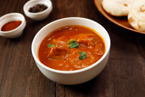 istock Indian chicken curry roux like tomato soup on the table 1406635029