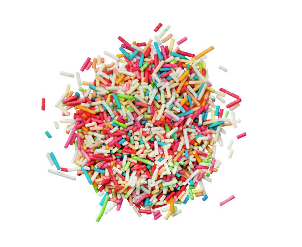 istock Heap of candy multi colored sprinkles. 1406649176