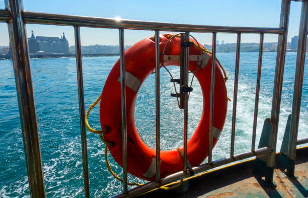 życie boja - life jacket buoy sign sky zdjęcia i obrazy z banku zdjęć