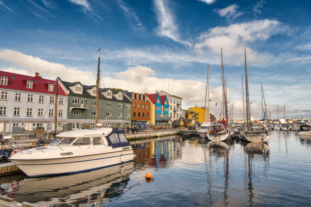 istock Torshavn old harbor on the Faroe Islands 1406658617