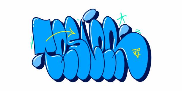 Graffiti Text Vector Art Icons And Graphics For Free Download