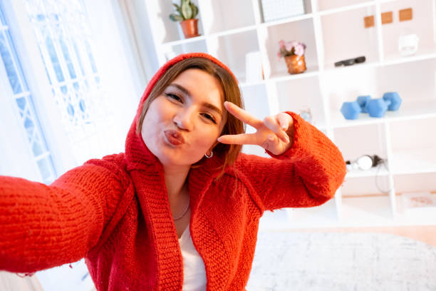 istock Red Riding Hood Selfie 1406664062