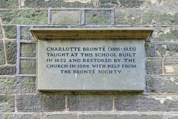 Charlotte Bronte, English novelist, 1850 - Stock Image - C045/3454 -  Science Photo Library