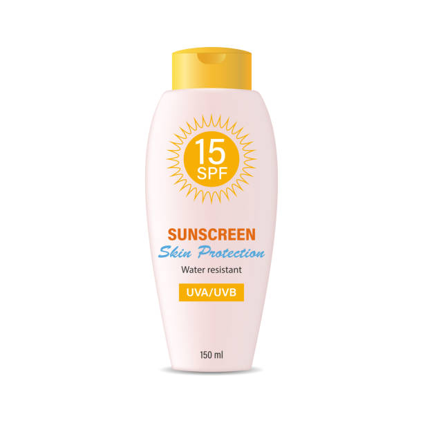 istock Sunscreen. Vector illustration of a realistic bottle of sunscreen. 1406665807