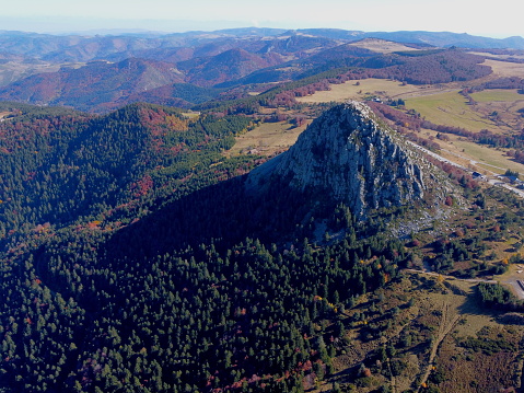 Aerial photo of Mont Gerbier de Jonc