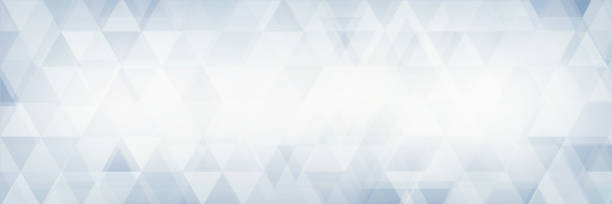 ilustraciones, imágenes clip art, dibujos animados e iconos de stock de fondo azul claro texturizado por triángulos sobre blanco. patrón geométrico - translucent