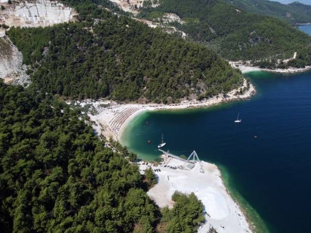 istock Marble and Salaria beach Thasos 1406674181