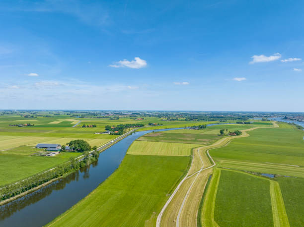 istock Rural landscape in the IJsseldelta region during springtime 1406674353
