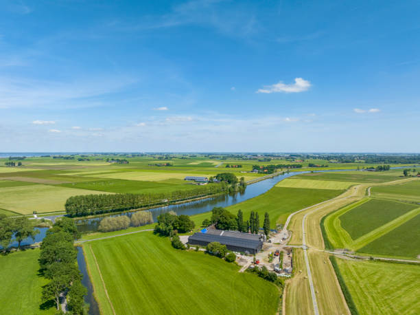 istock Rural landscape in the IJsseldelta region during springtime 1406675502