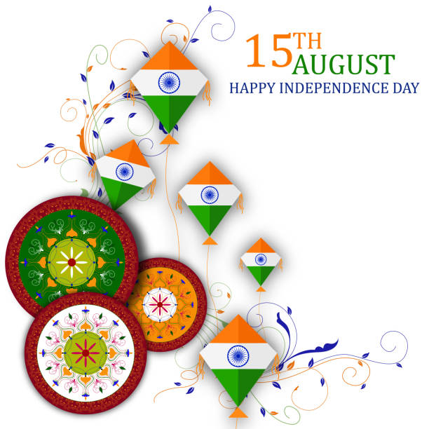 ilustrações de stock, clip art, desenhos animados e ícones de india independence day - indian flag illustrations