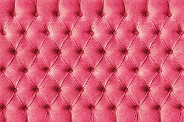 istock Pink capitone velours textile decoration with buttons 1406677360