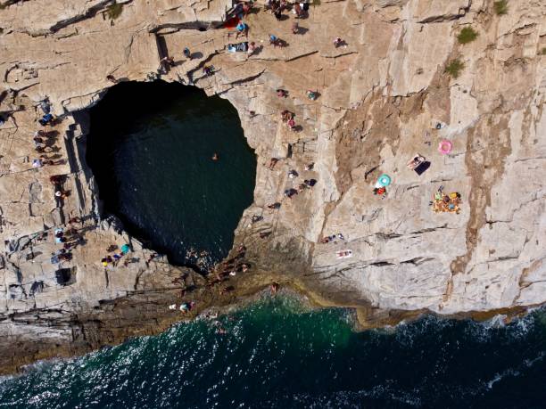 istock Giola Lagoon Thasos island Greece 1406680135