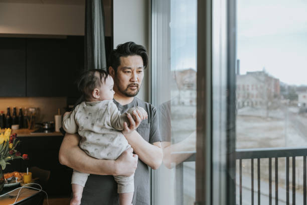 istock Father and baby daughter spending time together 1406693025