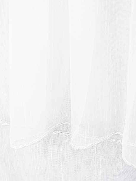 istock Tulle curtains white and yellow texture 1406697258