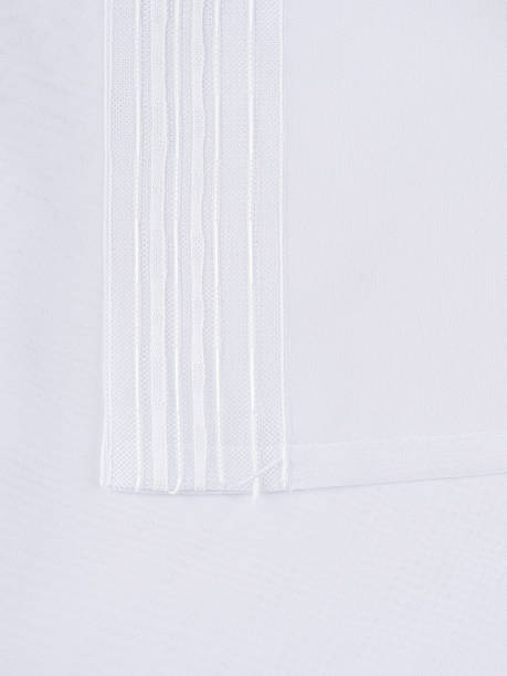 istock Tulle curtains white and yellow texture 1406697290