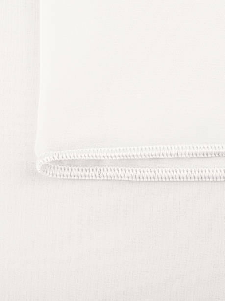 istock Tulle curtains white and yellow texture 1406697306