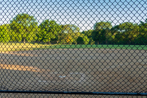 istock sitting behind Homeplate looking out towards centerfield viewpoint 1406697986