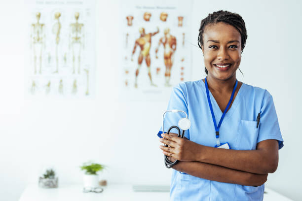 istock Portrait of beautiful nurse 1406698268