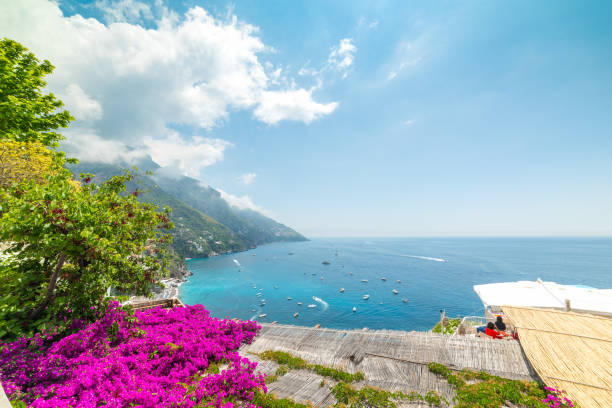 istock Beautiful Positano shoreline on a sunny day 1406699212