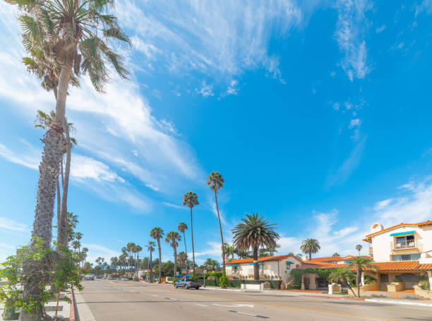 istock Santa barbara seafront on a sunny day 1406699488