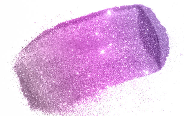istock Textured background with purple glitter 1406700990