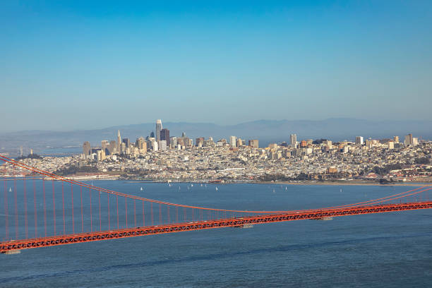 istock view to golden gate bridge and San Francisco in daytime 1406703818