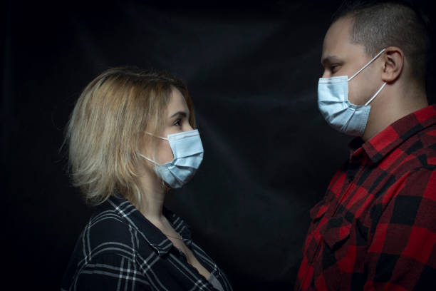 istock Pandemic couple 1406706813