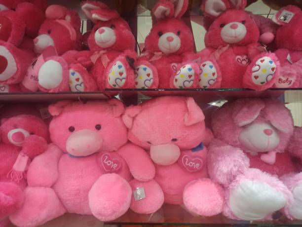 istock The Pinks bears with fluffy looks 1406712459