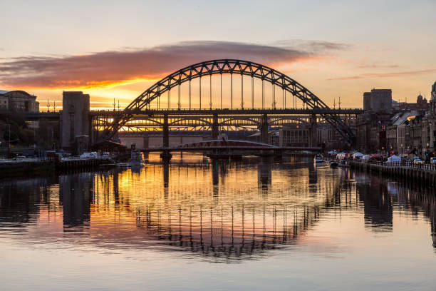 istock The Tyne Bridge at sunset, reflecting in the almost still River Tyne beneath 1406713577