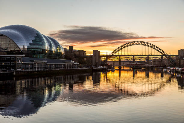 istock The Tyne Bridge at sunset, reflecting in the almost still River Tyne beneath 1406713583