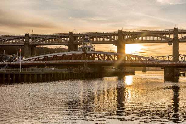 istock The Tyne Bridge at sunset, reflecting in the almost still River Tyne beneath 1406713962