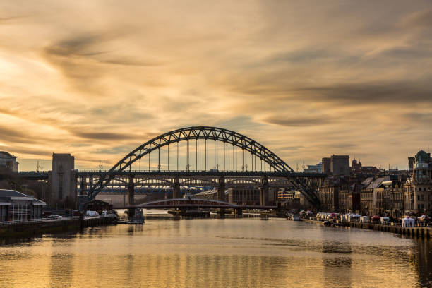istock The Tyne Bridge at sunset, reflecting in the almost still River Tyne beneath 1406713965