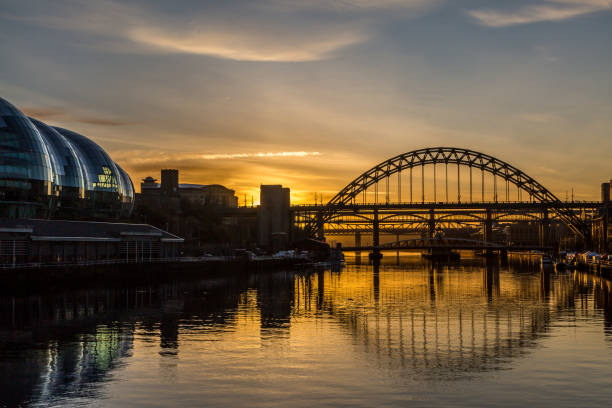 istock The Tyne Bridge at sunset, reflecting in the almost still River Tyne beneath 1406714165