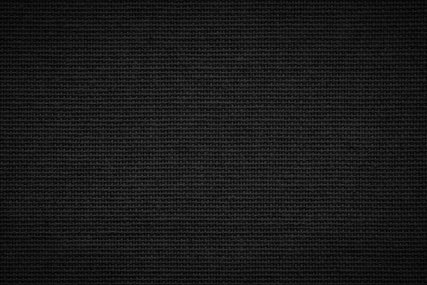 istock black fabric texture, natural linen textile as background 1406714592