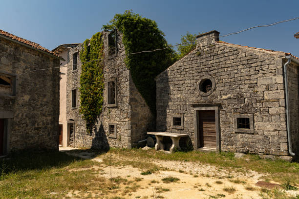 istock old buildings in Gracisce in Croatia 1406715458