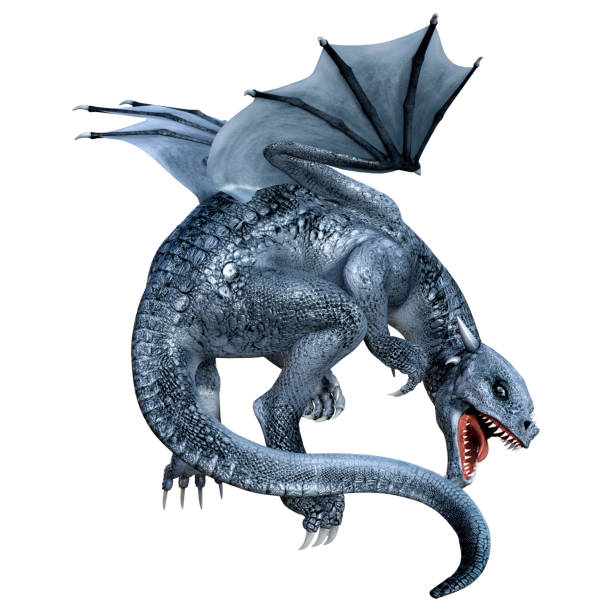 istock 3D Rendering Fairy Tale Dragon on White 1406718170