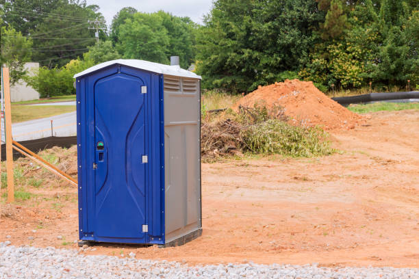 istock Portable restroom near construction site 1406741577