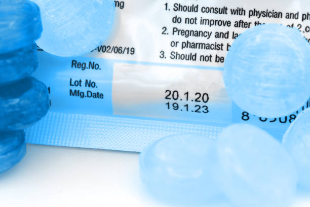 istock Manufacturing date and expiry date on package. 1406743323