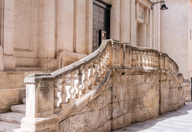 istock Masonry staircase church 1406747974