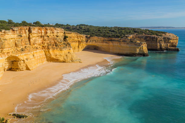 istock beach of Praia da Marinha 1406748192