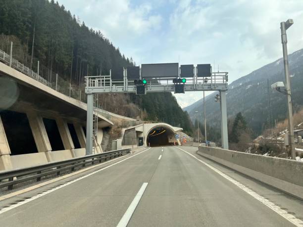 istock Motorway between Arlberg and Innsbruck - Tunnel 1406748652