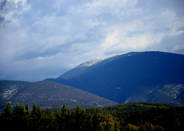 Landscape at Mont Ventoux in Provence in France on 27/09/2016