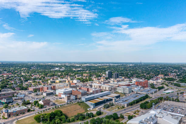 istock Aerial Cityscape, Brantford, Canada 1406751958