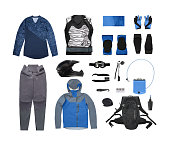 Downhill mountain bike clothes and accessories