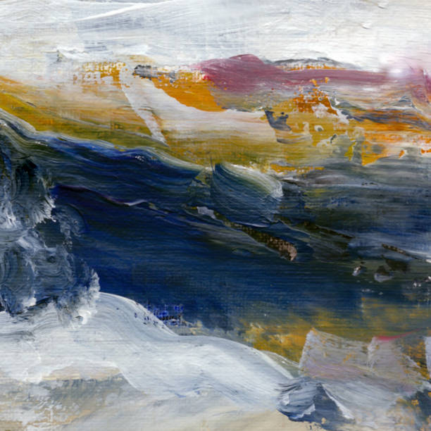 istock Abstract Art. Painted background. Modern art painting. Contemporary art 1406756971