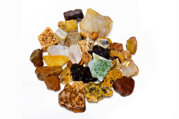 istock Colorful collection of small river stones 1406757234