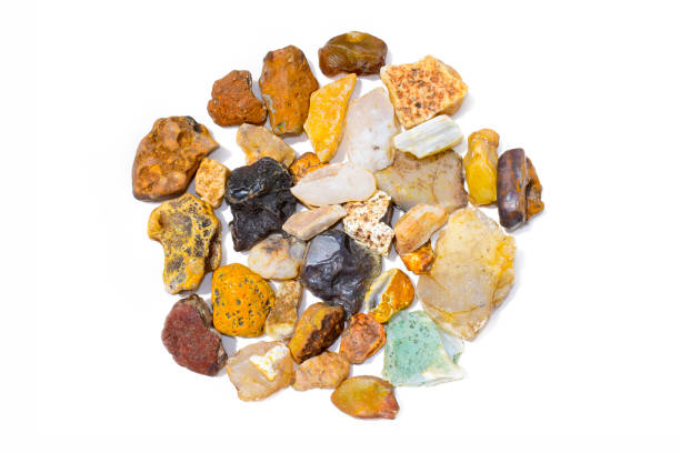 istock Colorful collection of small river stones 1406757848